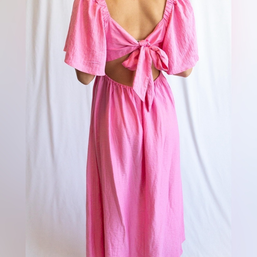 Bow Midi dress - Picture 9 of 11